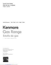 KENMORE 790.7271 Series Use & Care Manual