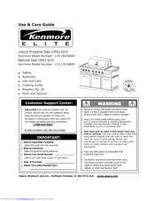 Kenmore 119.16676800 Use & Care Manual