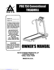 Keys Fitness PRO 750 Owner's Manual