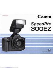 Canon Speedlite 300 EZ Instructions Manual