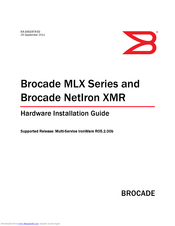 Brocade Communications Systems MLXe-16 Installation Manual