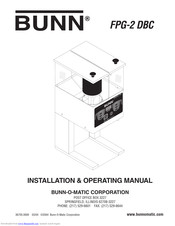 Bunn FPG-2 DBC Installation & Operating Manual