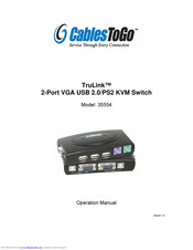 Cables to Go TruLink 35554 Operation Manual