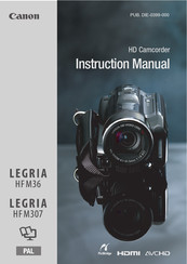 Canon LEGRIA HF M306 Instruction Manual