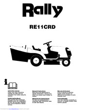 Rally RE11CRD Instruction Manual