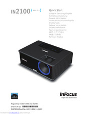 InFocus V2000 Quick Start Manual