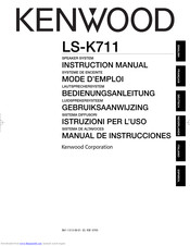 Kenwood LS-K711 Mode D'emploi