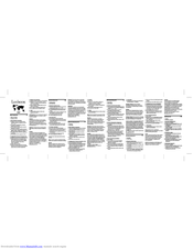 Lexibook E20 Instruction Manual