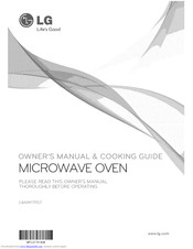 LG LMVH1711ST Owner's Manual & Cooking Manual
