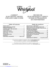 WHIRLPOOL w10562333a Use & Care Manual