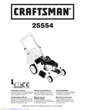 CRAFTSMAN 25554 Operator's Manual