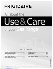 Frigidaire Gas Range Use & Care Manual