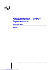 Intel PD672X Application Note