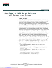 Cisco 2950T 48 SI - Catalyst Switch - Stackable Datasheet