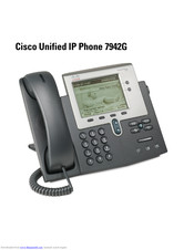 Cisco 7942G - Unified IP Phone VoIP Installation Manual