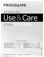 Frigidaire Gas Range Use & Care Manual