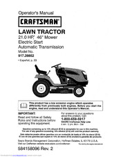CRAFTSMAN 917.288526 Operator's Manual