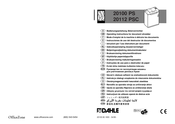Dahle Dahle 20100 PS Operating Instructions Manual
