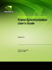Nvidia ForceWare Graphics Drivers Frame Synchronization User Manual