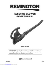 Remington RM180B Owner's Manual