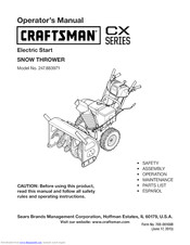 CRAFTSMAN 247.883971 Operator's Manual