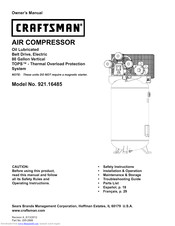 CRAFTSMAN 921.16485 Owner's Manual