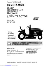 CRAFTSMAN EZ3 917.271380 Owner's Manual