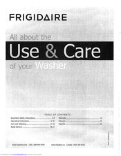 FRIGIDAIRE 137350200C Use & Care Manual