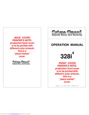Crime Guard Crime Guard 328i4 Operation Manual