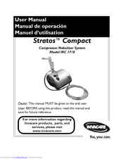 Invacare Stratos Aerosol IRC1710 User Manual