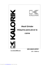 Kalorik USK MGR 25959 Operating Instructions Manual