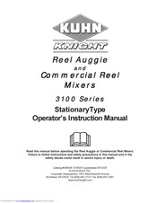 Kuhn Rikon 3100 Series Operator's Instruction Manual