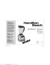 Hamilton Beach MultiBlend 53510 Use & Care Manual