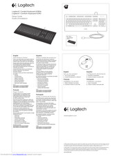 Logitech Corded Keyboard K280e Setup Manual