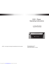 Legacy LDVD52 Operating Instructions Manual