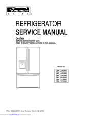 Kenmore 795.77562600 Service Manual