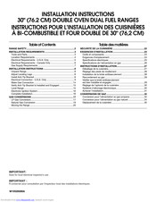 Whirlpool W10526086A Installation Instructions Manual