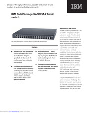 IBM SAN32M-2 Manual