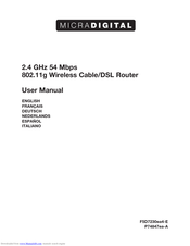 MICRADIGITAL 802.11g User Manual