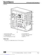 HP ProLiant ML330 Generation 3 Specification