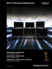 Sony PVM-2541A Brochure