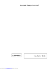 Autodesk 12909-091452-9750 - Map 3D 2006 Student Edition Installation Manual