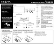 Insignia NS-24EM51A14 Quick Setup Manual