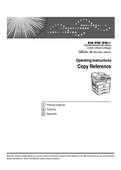 Ricoh Aticio MP 161spf Copy Reference Manual
