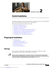 Cisco Catalyst 3560-C Installation Manual