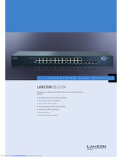 Lancom GS-2124 User Manual