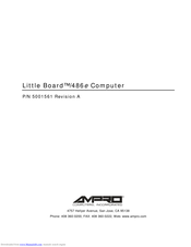 Ampro 486E P/N 5001561 Revision A Manual