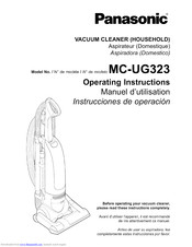 PANASONIC MC-UG323 Operating Instructions Manual