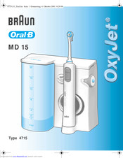 Braun Oral-B OxyJet MD 15 User Manual