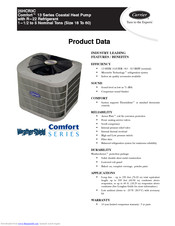 Carrier Comfort 25HCR3C Product Data